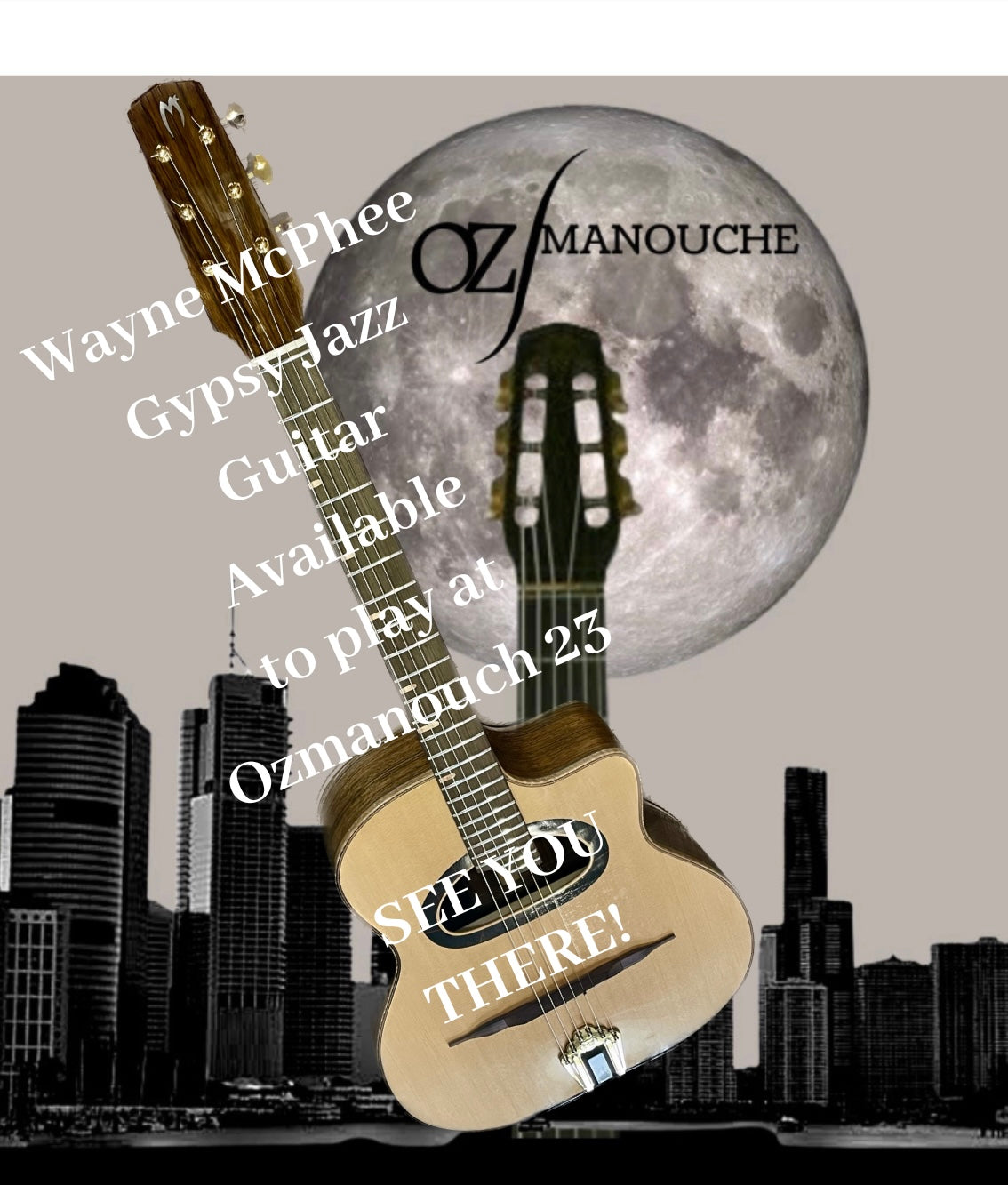 2023 Wayne McPhee Maccaferri Gypsy Jazz Guitar (Available Now)