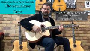 Camaron De la Vega playing the Goulielmos D670