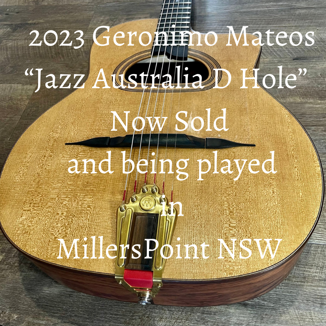 Geronimo Mateos Gypsy Jazz Australia D Hole (Signature Model)(SOLD)