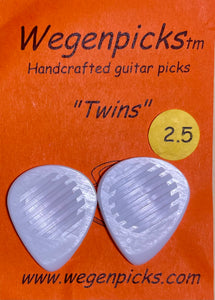 Wegen Gyspy Jazz Twins (smaller in size than the Famous Gypsy Jazz) White 3.5mm or 2.5mm (this item has free delivery with order over $55)