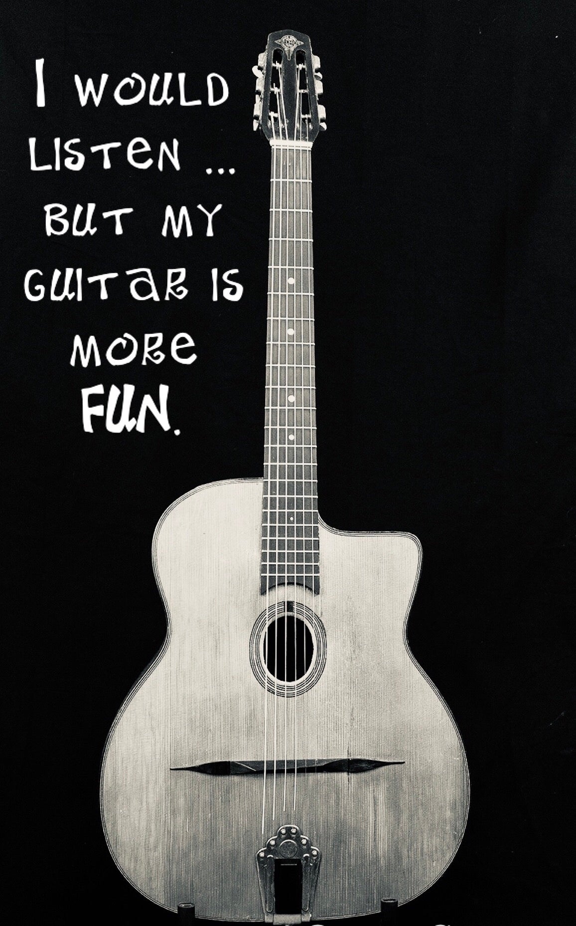 My Guitar is More Fun T-Shirt (This item has free delivery with orders over $55)