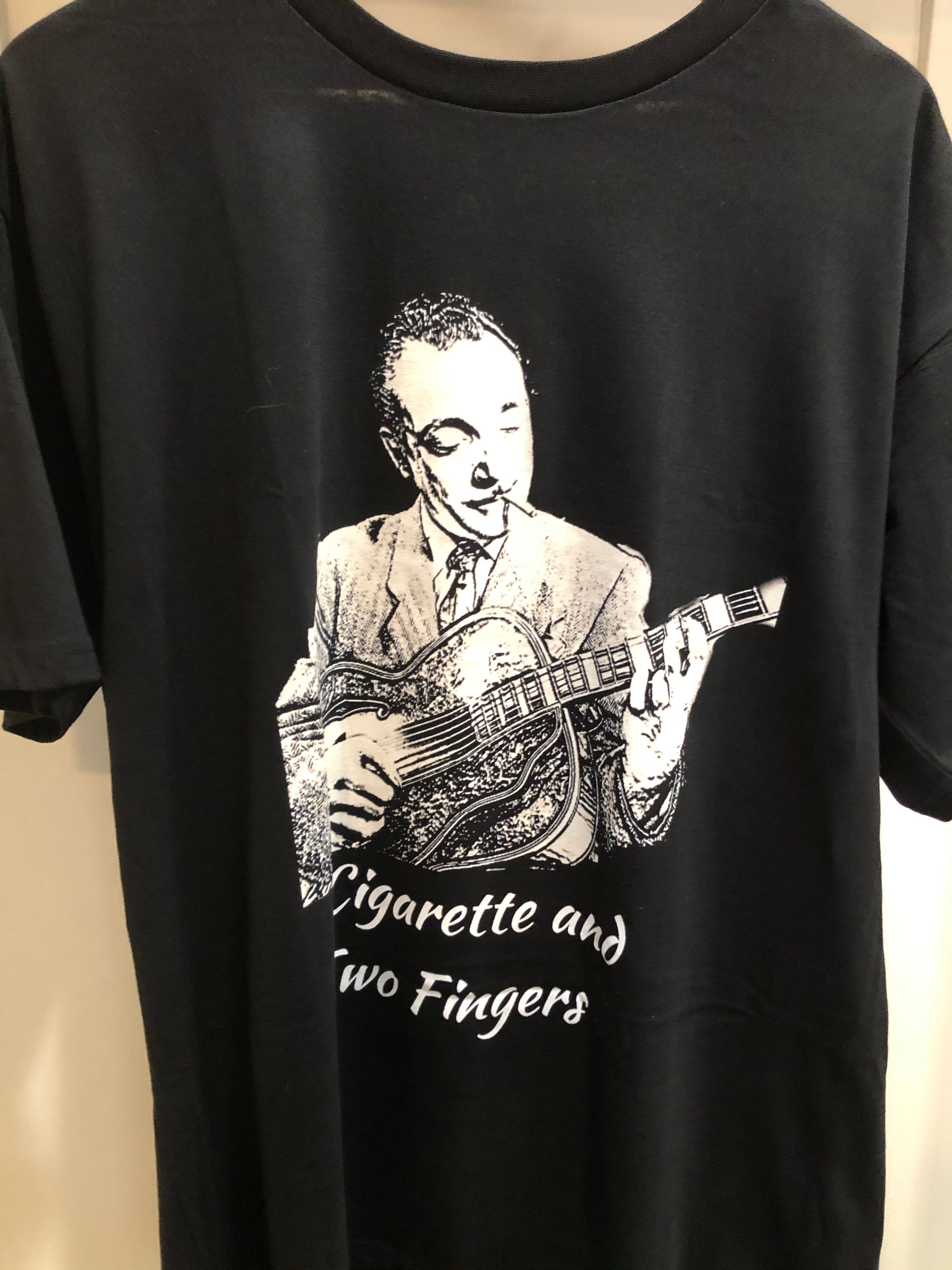 A Cigarette and Two Fingers T Shirt (This item has free delivery with orders over $55)
